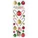 Paper House Productions - Christmas Collection - Glitter Rub Ons - Deck the Halls