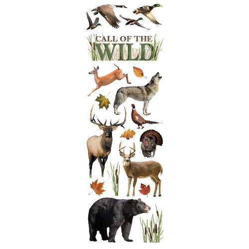 Paper House Productions - Glitter Rub Ons - Wildlife