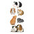 Paper House Productions - StickyPix Stickers - Guinea Pigs