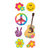 Paper House Productions - Flower Child Collection - StickyPix Stickers - Flower Power