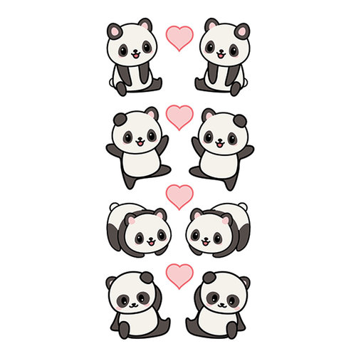 Paper House Productions - Cardstock Stickers - Pandas