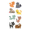 Paper House Productions - Clear Stickers - Cats Illustrated
