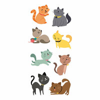 Paper House Productions - Clear Stickers - Cats Illustrated