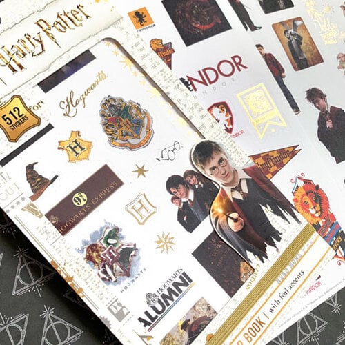 CDJapan : Harry Potter Foil Stamping Sticker (Hogwarts) Collectible