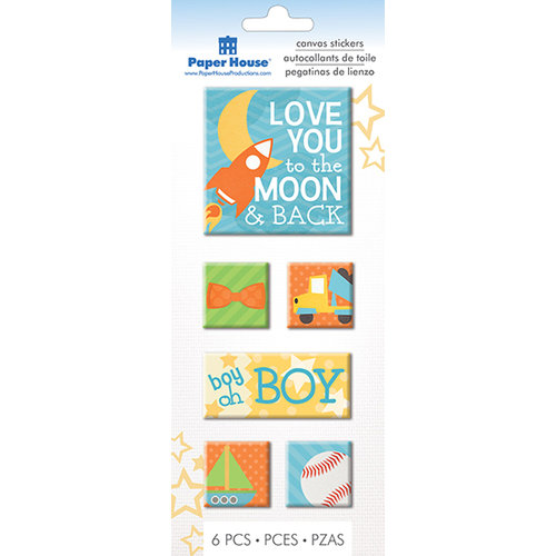 Paper House Productions - Canvas Stickers - Moon and Back