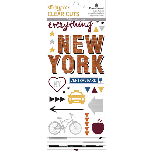 Paper House Productions - Clear Stickers - New York City
