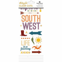 Paper House Productions - Southwest Adventure Collection - Clear Stickers