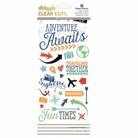 Paper House Productions - StickyPix - Clear Stickers - Adventure Awaits with Foil Accents
