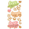 Paper House Productions - Cork'd - Cork Stickers - Live, Laugh, Love