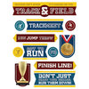 Paper House Productions - 3 Dimensional Stickers - Track and Field