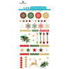 Paper House Productions - Life Organized Collection - Epoxy Stickers - Christmas with Foil Accents