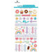 Paper House Productions - Life Organized Collection - Epoxy Stickers - Kawaii with Foil Accents