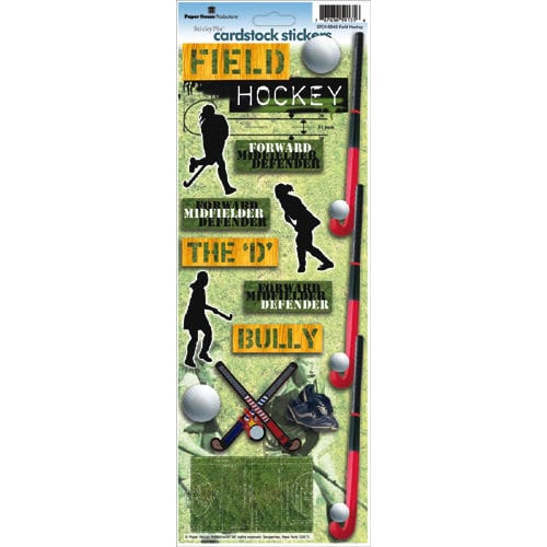 Paper House Productions - Field Hockey Collection - Cardstock Stickers - Field Hockey