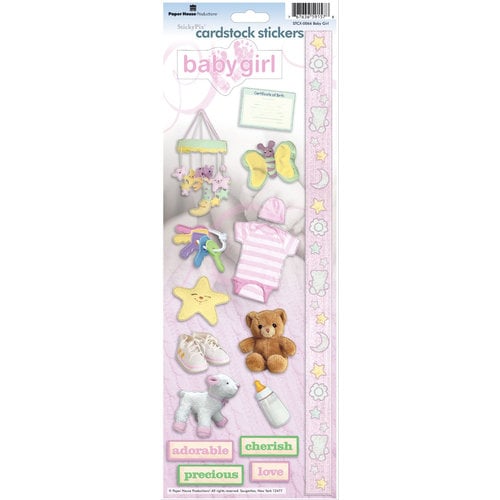 Paper House Productions - Baby Girl Collection - Cardstock Stickers - Baby Girl