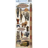 Paper House Productions - Africa Collection - Cardstock Stickers - African Safari