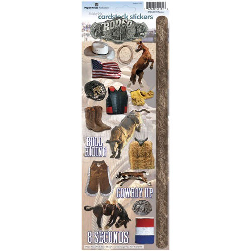 Paper House Productions - Rodeo Collection - Cardstock Stickers - Rodeo