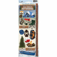 Paper House Productions - Camping Collection - Cardstock Stickers - Camping 2