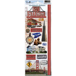 Paper House Productions - San Francisco Collection - Cardstock Stickers - San Francisco 2