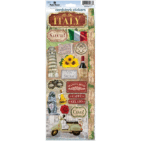 Paper House Productions - Italy Collection - Cardstock Stickers