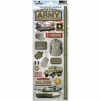 Paper House Productions - Cardstock Stickers - United States Army