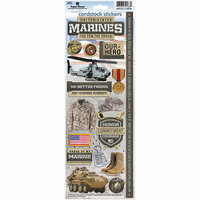 Paper House Productions - Cardstock Stickers - United States Marines