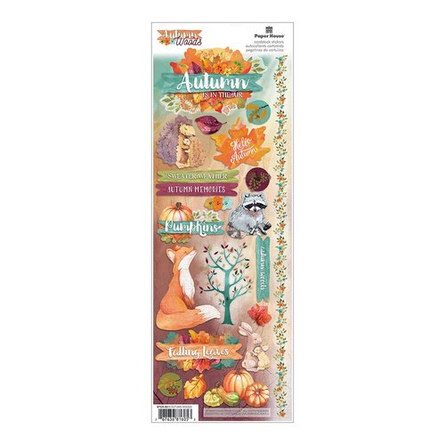 Paper House Productions - Autumn Woods Collection - Cardstock Stickers