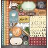 Paper House Productions - Delish Collection - 12 x 12 Cardstock Stickers