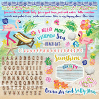 Paper House Productions - Paradise Found Collection - 12 x 12 Cardstock Stickers