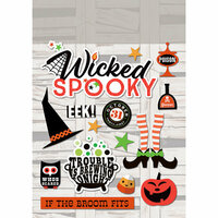 Paper House Productions - Halloween - Cardstock Stickers - Wicked Spooky