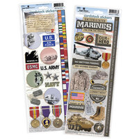 Paper House Productions - Cardstock Stickers - US Marines