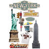 Paper House Productions - New York City Collection - 3 Dimensional Cardstock Stickers with Foil Bling and Glitter Accents - New York City