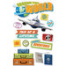 Paper House Productions - World Travel Collection - 3 Dimensional Cardstock Stickers - World Travel
