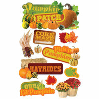 Paper House Productions - Halloween - 3 Dimensional Cardstock Stickers - Pumpkin Patch