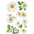 Paper House Productions - Garden Collection - 3 Dimensional Cardstock Stickers with Glitter Accents - Oxeye Daisy