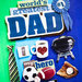 Paper House Productions - 3 Dimensional Stickers with Epoxy and Glitter Accents - Dad