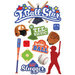 Paper House Productions - 3 Dimensional Stickers with Glitter and Epoxy Accents- T-Ball Star