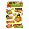 Paper House Productions - 3 Dimensional Cardstock Stickers - Happy Turkey Day