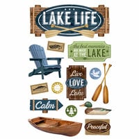 Paper House Productions - 3 Dimensional Cardstock Stickers - Lake Life