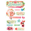 Paper House Productions - 3 Dimensional Cardstock Stickers - Bridesmaids