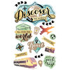 Paper House Productions - 3 Dimensional Cardstock Stickers - Discover the World