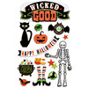 Paper House Productions - Halloween - 3 Dimensional Cardstock Stickers - Wicked Good
