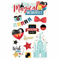 Paper House Productions - 3 Dimensional Stickers - Magical Memories