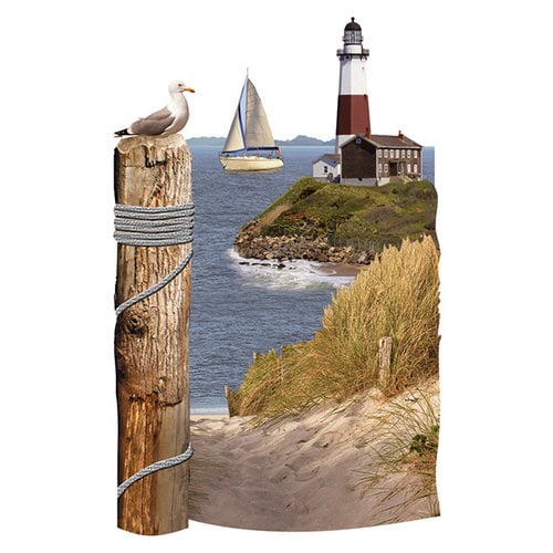 Paper House Productions - 3 Dimensional Cardstock Stickers - Lighthouse
