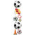 Paper House Productions - Soccer Collection - 3 Dimensional Cardstock Stickers - Soccer