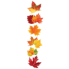Paper House Productions - 3 Dimensional Cardstock Stickers with Glitter Accents - Autumn Leaves