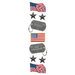 Paper House Productions - 3 Dimensional Stickers with Glitter Accents - American Hero