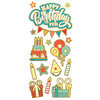 Paper House Productions - StickyPix - Faux Enamel Stickers - Birthday with Foil Accents