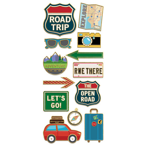 Travel Vacation /Words Phrase's adventure Scrapbook Stickers