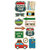 Paper House Productions - StickyPix - Faux Enamel Stickers - Road Trip with Foil Accents