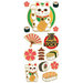Paper House Productions - StickyPix - Faux Enamel Stickers - Lucky Cat with Foil Accents
